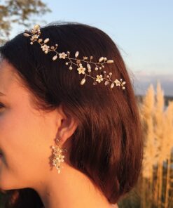 Vigne de cheveux fleur d'or