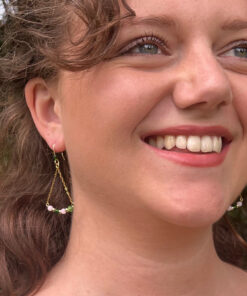 Boucle d'oreille Cascade Légère