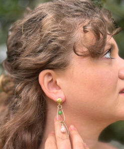 Boucles d'oreilles Onde élégante