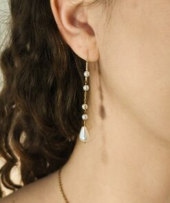 Boucles d'oreilles Rosée fine