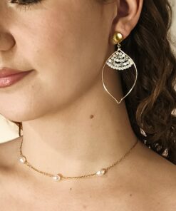 Boucle d'oreille Fil de Lumière