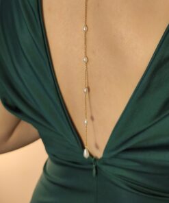 Collier de dos Voile de Perles